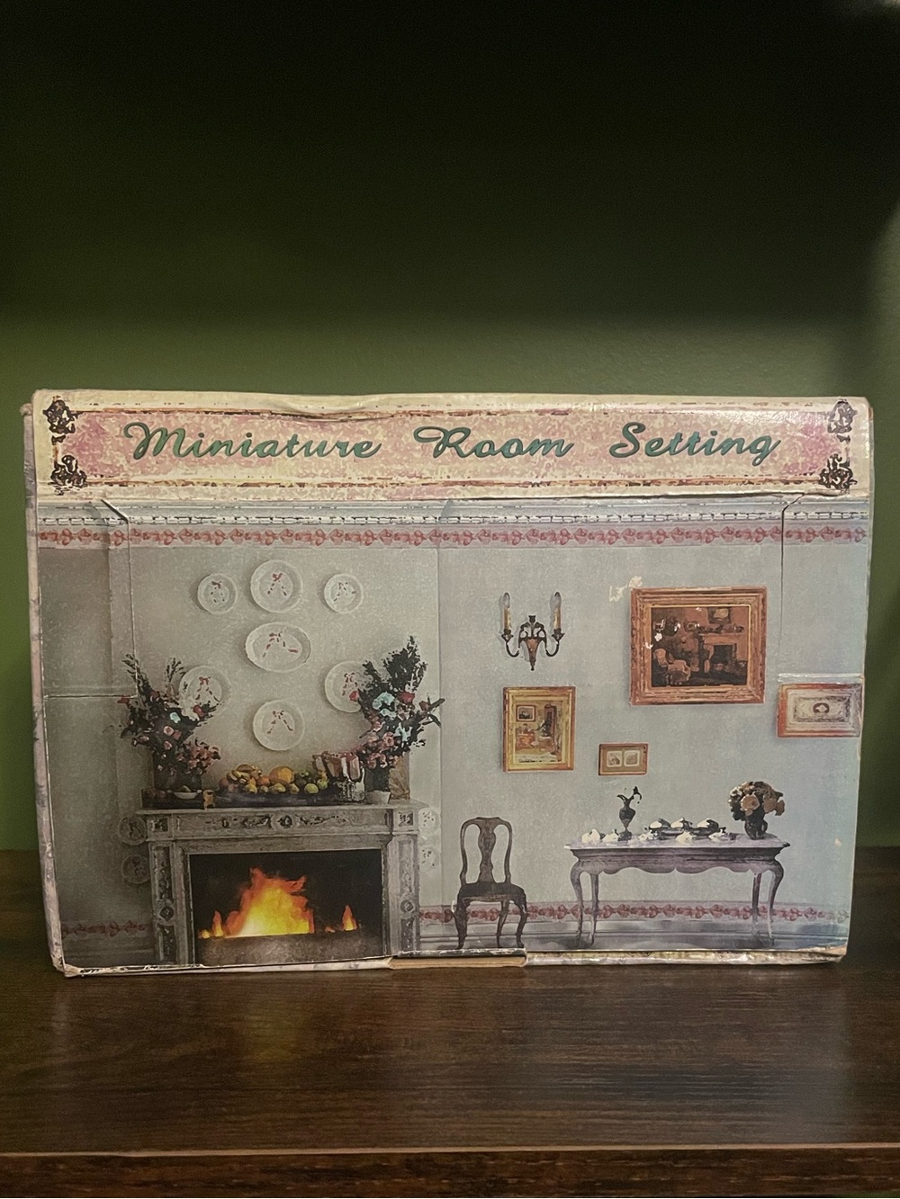 Popular Imports Miniature Room Setting Newport Kitchen New in Box 1990s PI6922